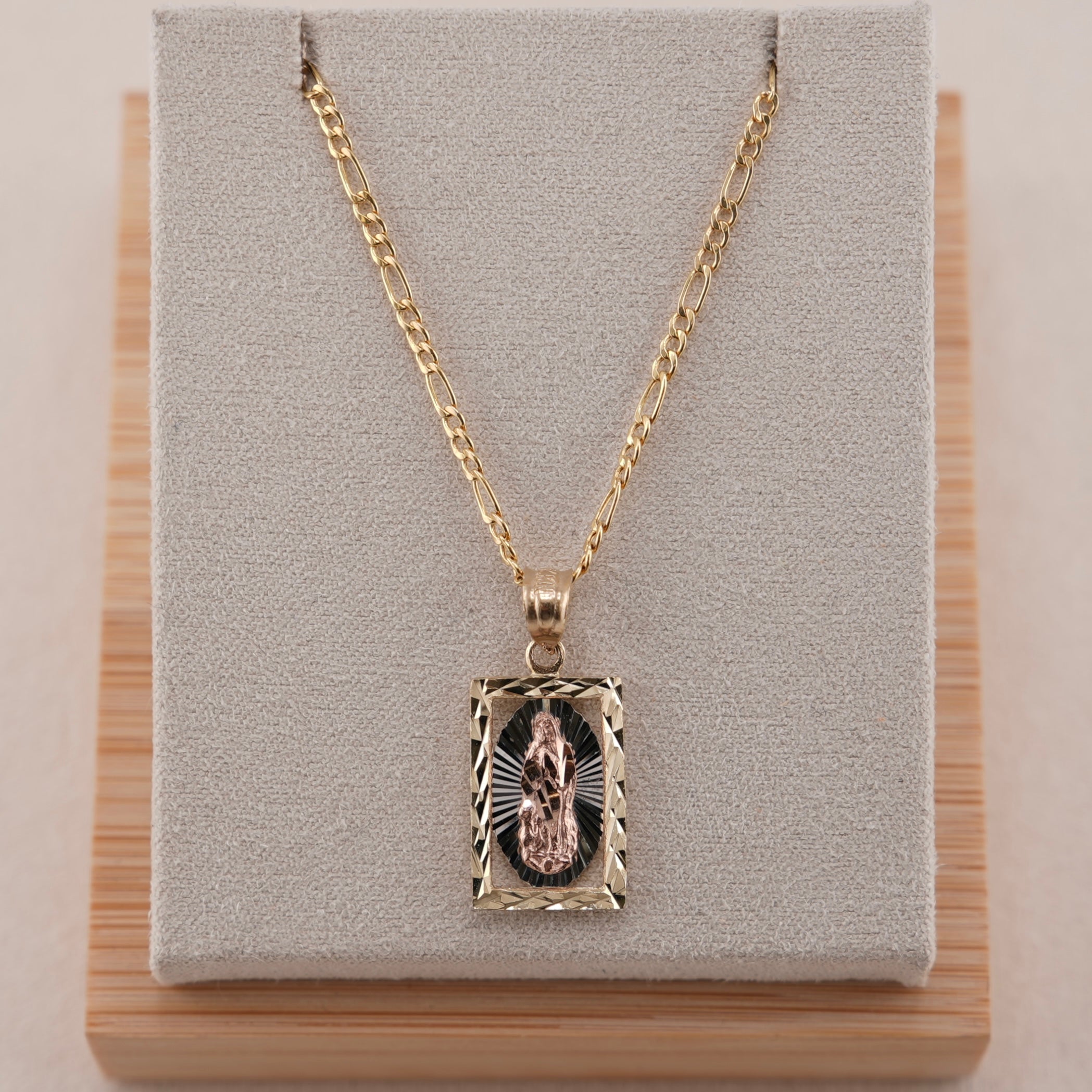 14k Gold Virgencita Chain Set