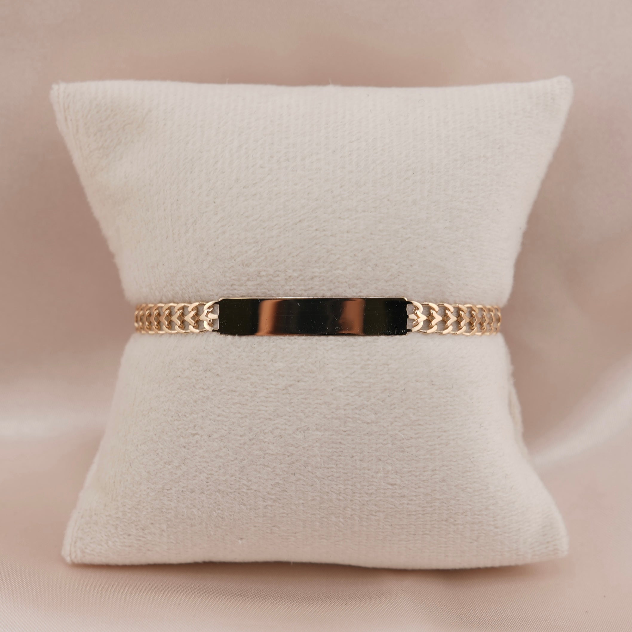 14k Gold Baby/Kid’s Petatillo ID Bracelet 5mm