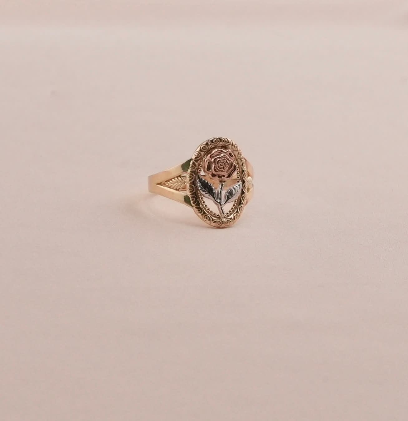 14K Gold Rose Women’s Ring