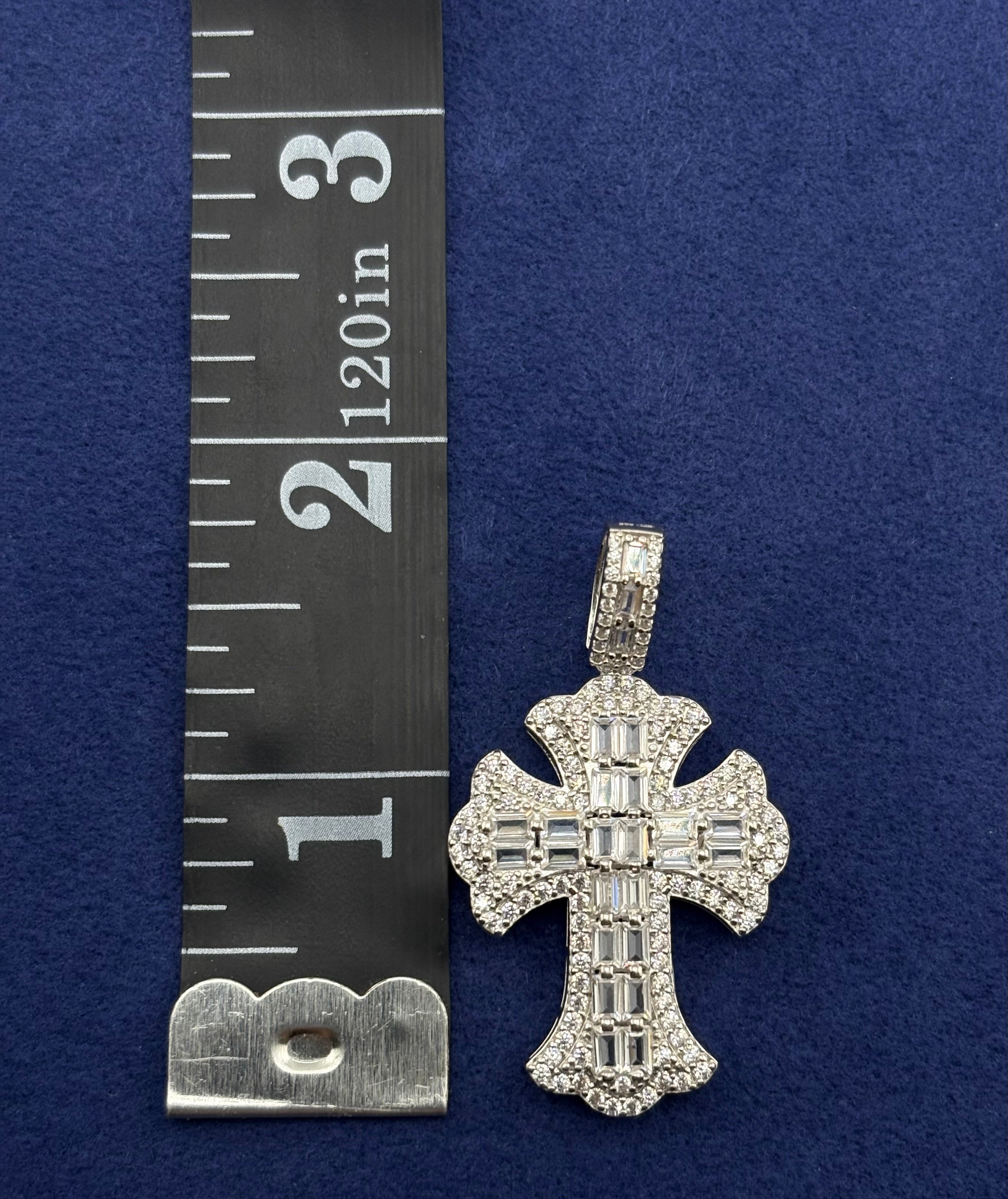 Silver 925 Cross Chain Set