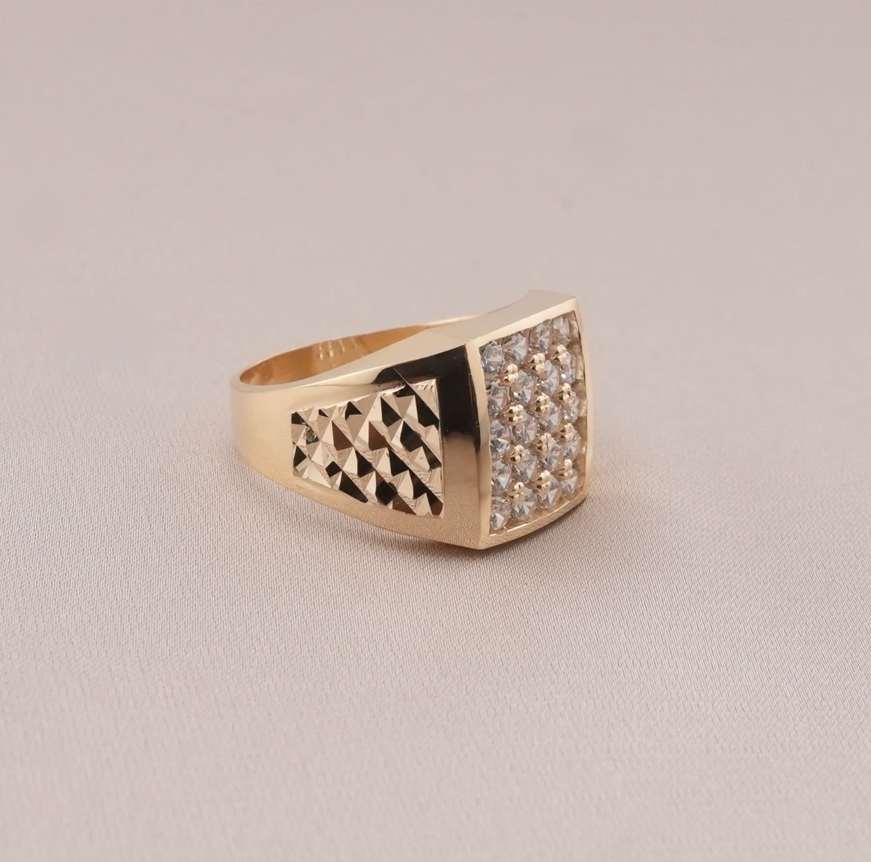 14K Gold Men's Ring