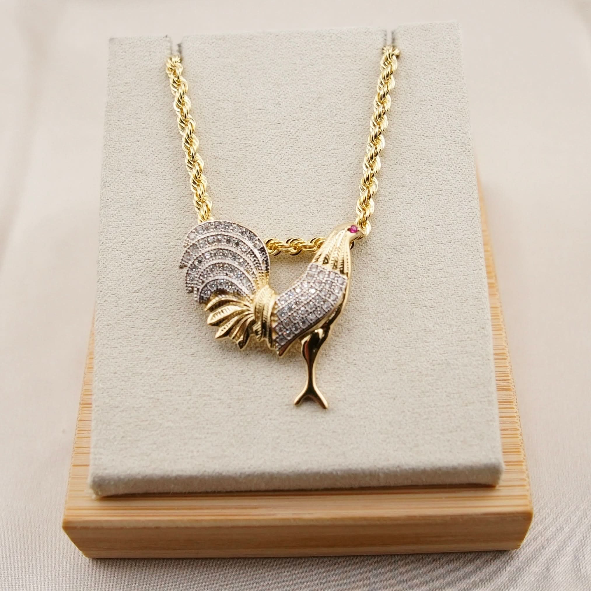14k Gold Medium Gallo Chain Set