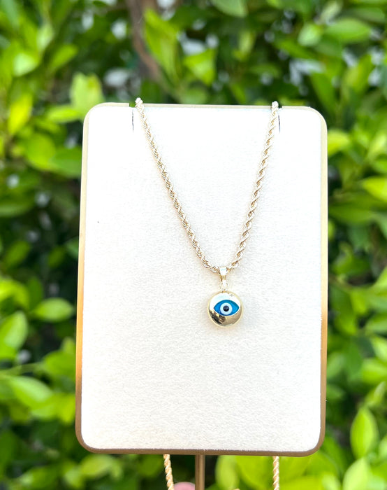 14k Gold Eye Pendant or Chain Set  CBP#14