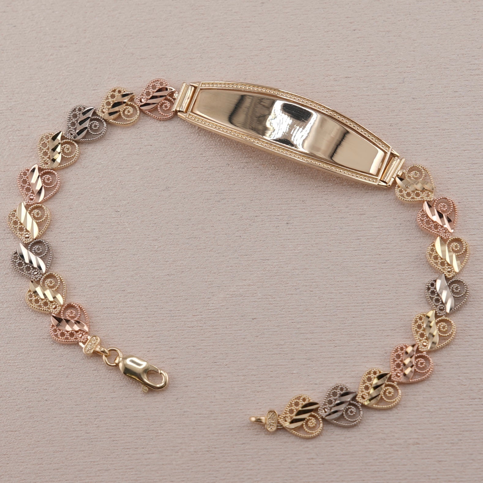 14k Gold Women’s ID Bracelet