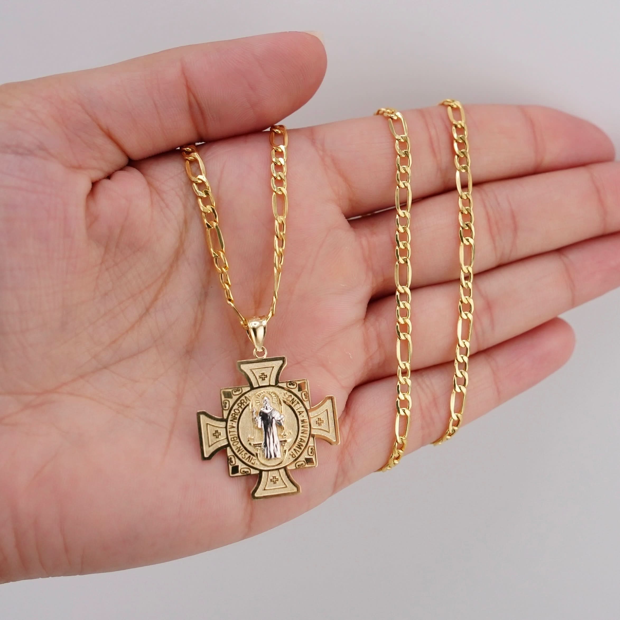 14k Gold Medium San Benito Chain Set