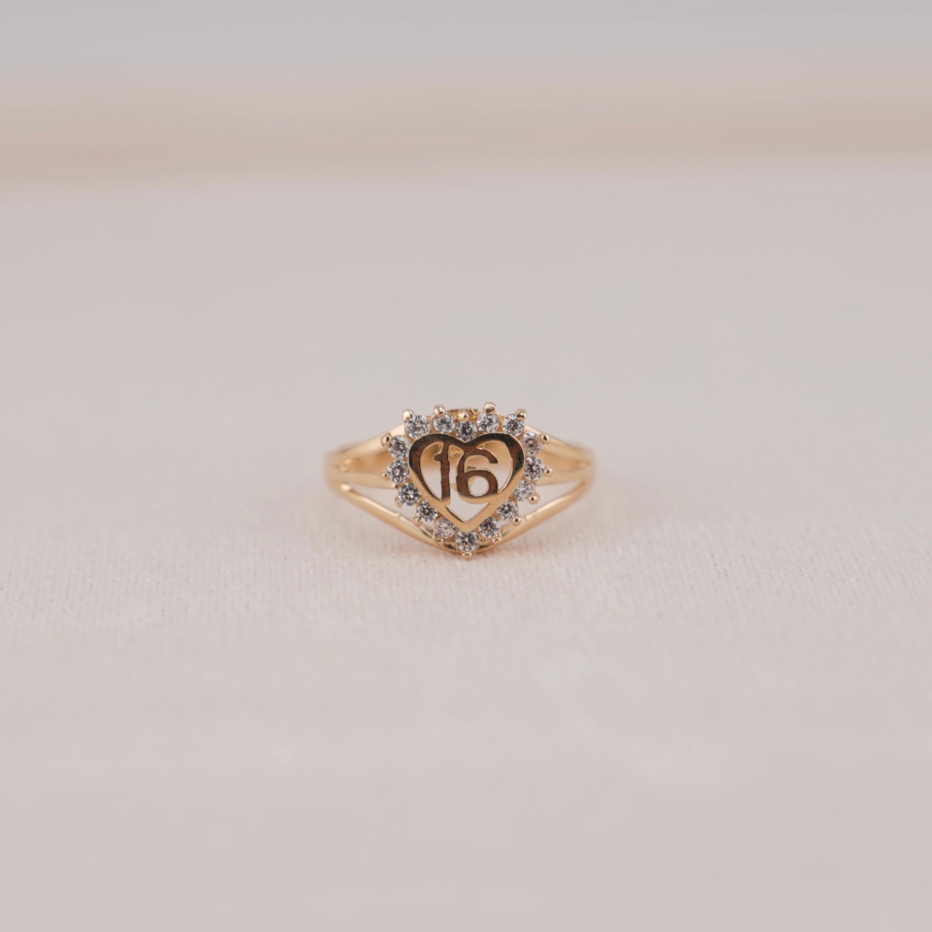 14k Gold 16 Ring
