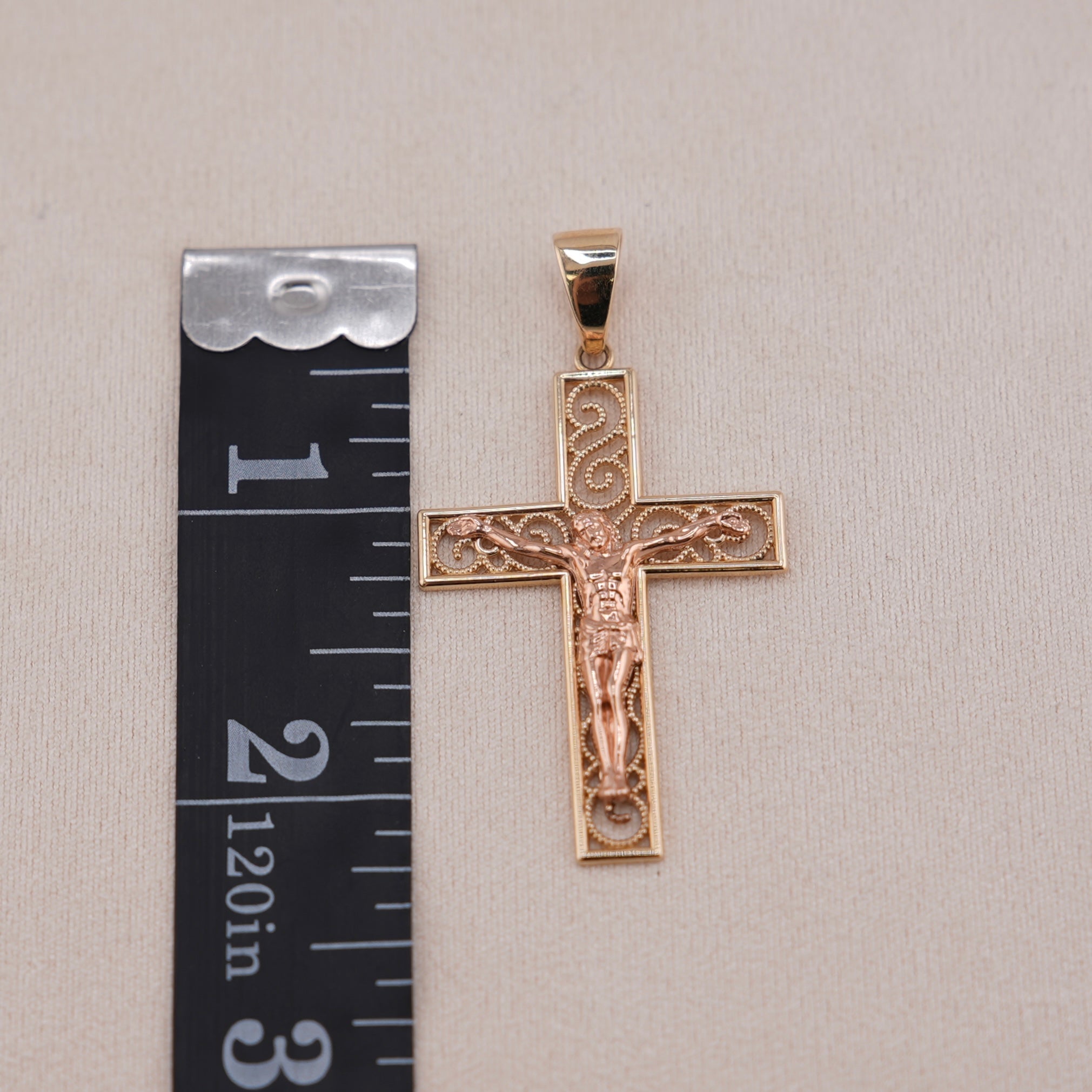 14k Gold Cross Pendant