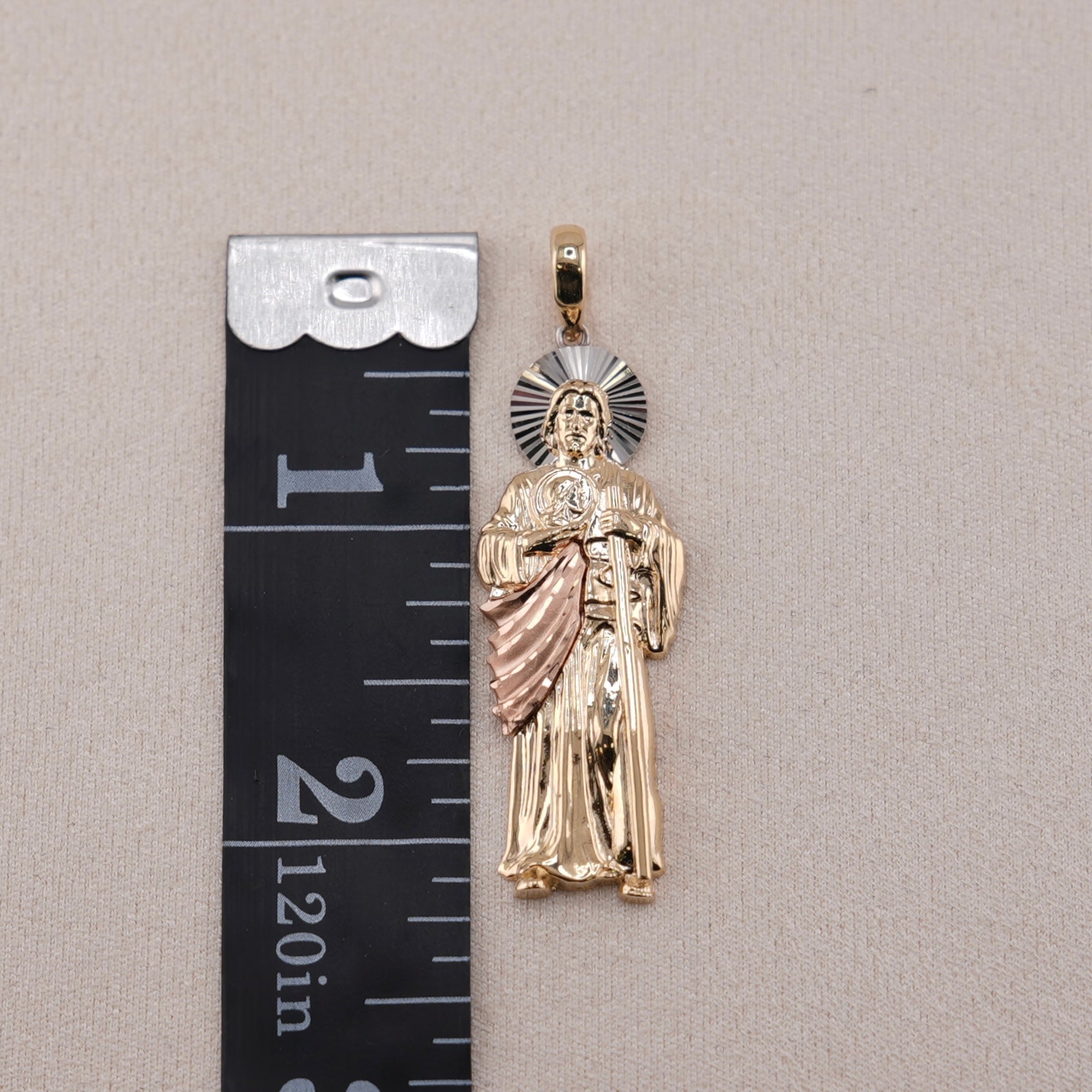 14k Gold Medium San Judas Pendant