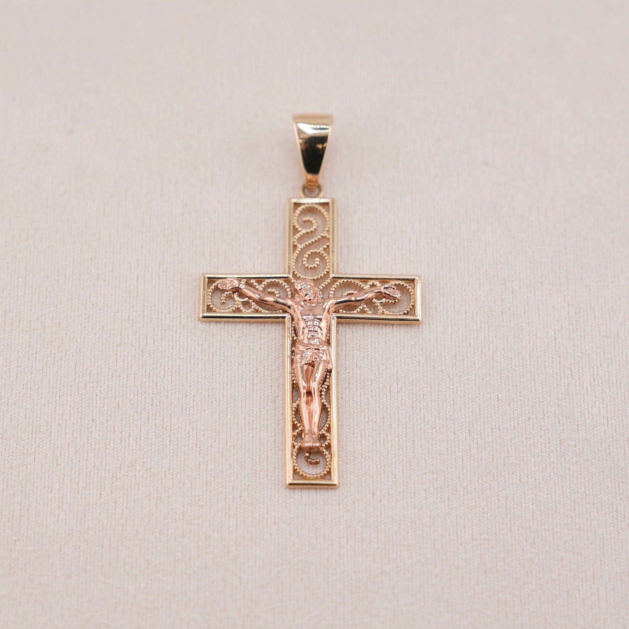 14k Gold Cross Pendant