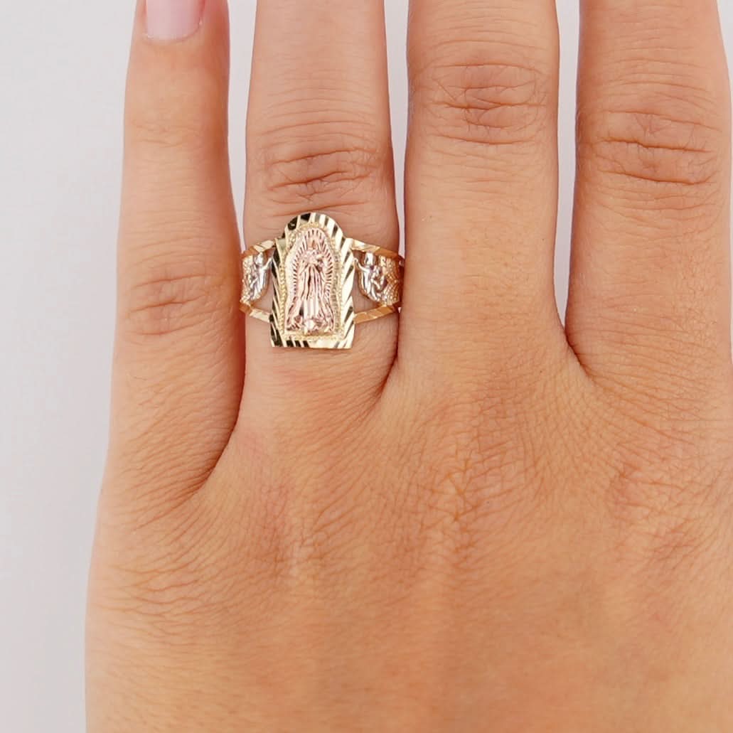 14k Gold Virgencita Ring