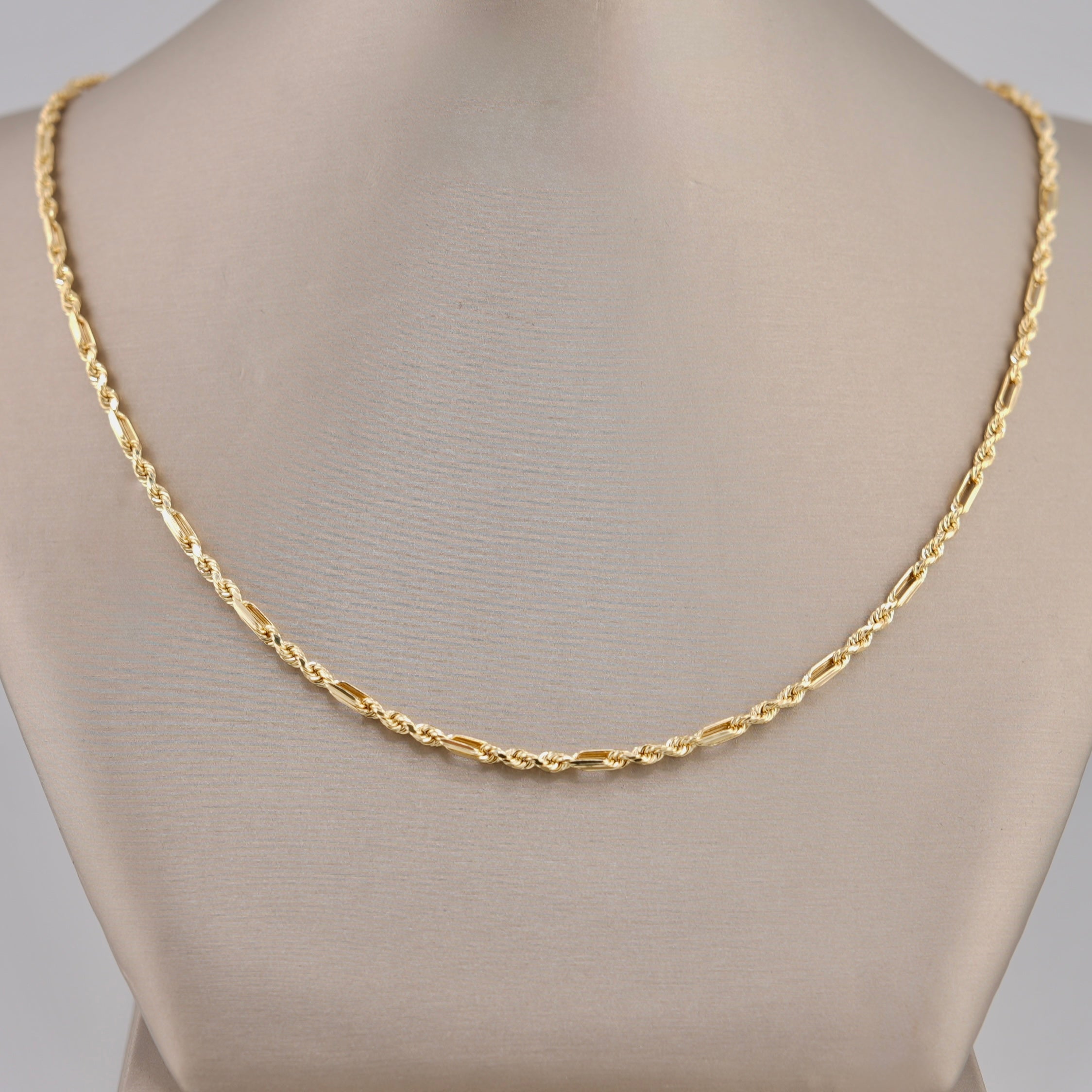 14k Gold Hollow Milano Chain 2.8mm