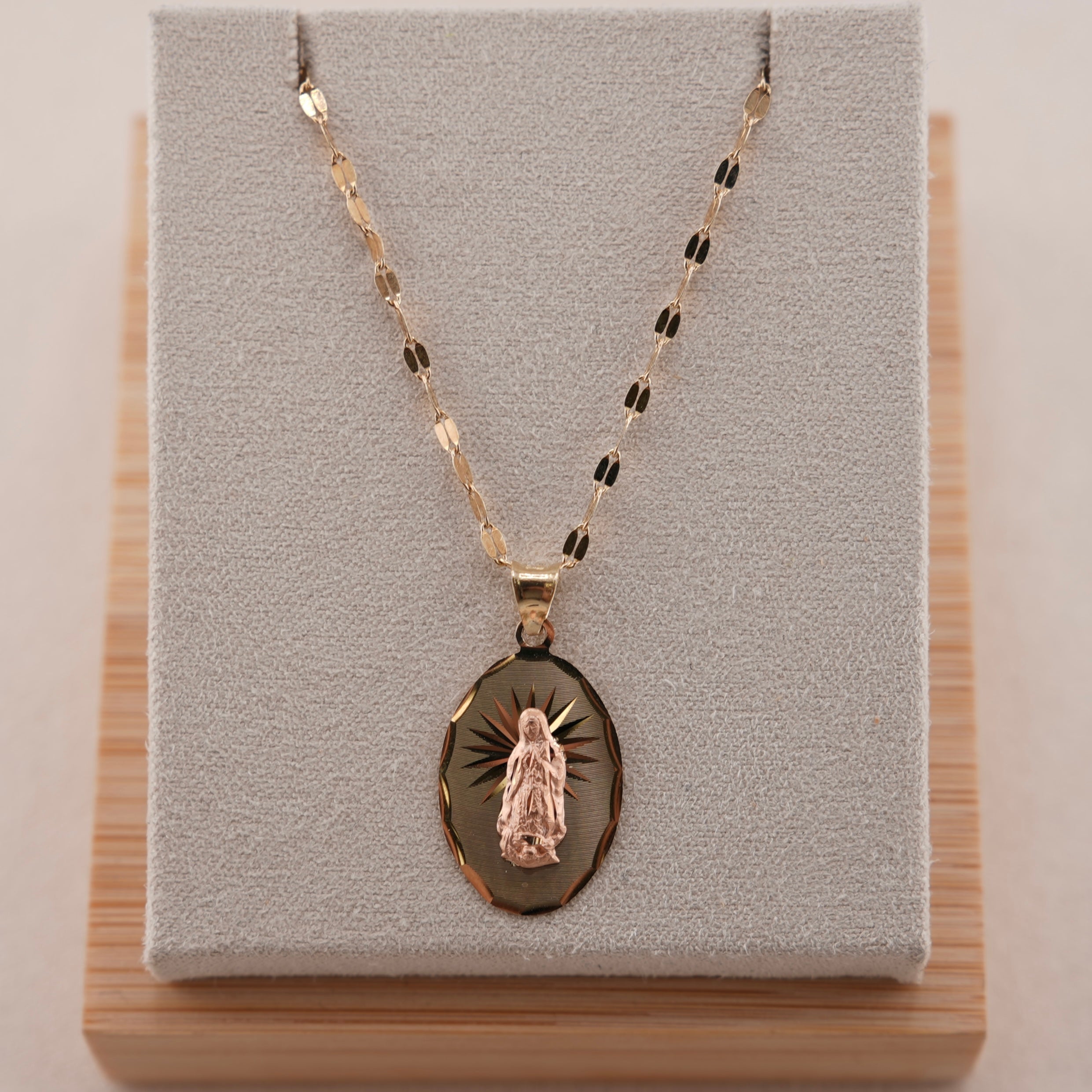14k Gold Virgencita Chain Set