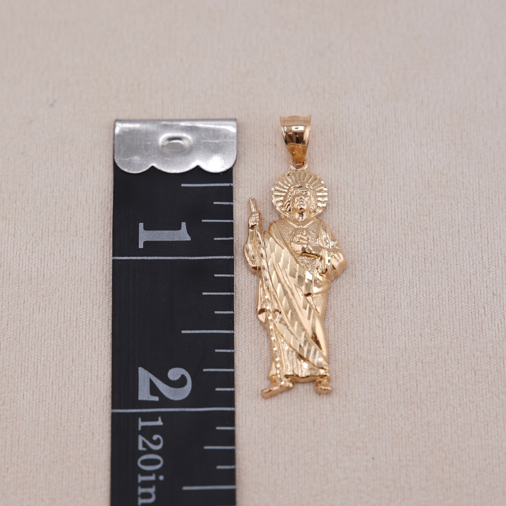 14k Gold San Judas Pendant