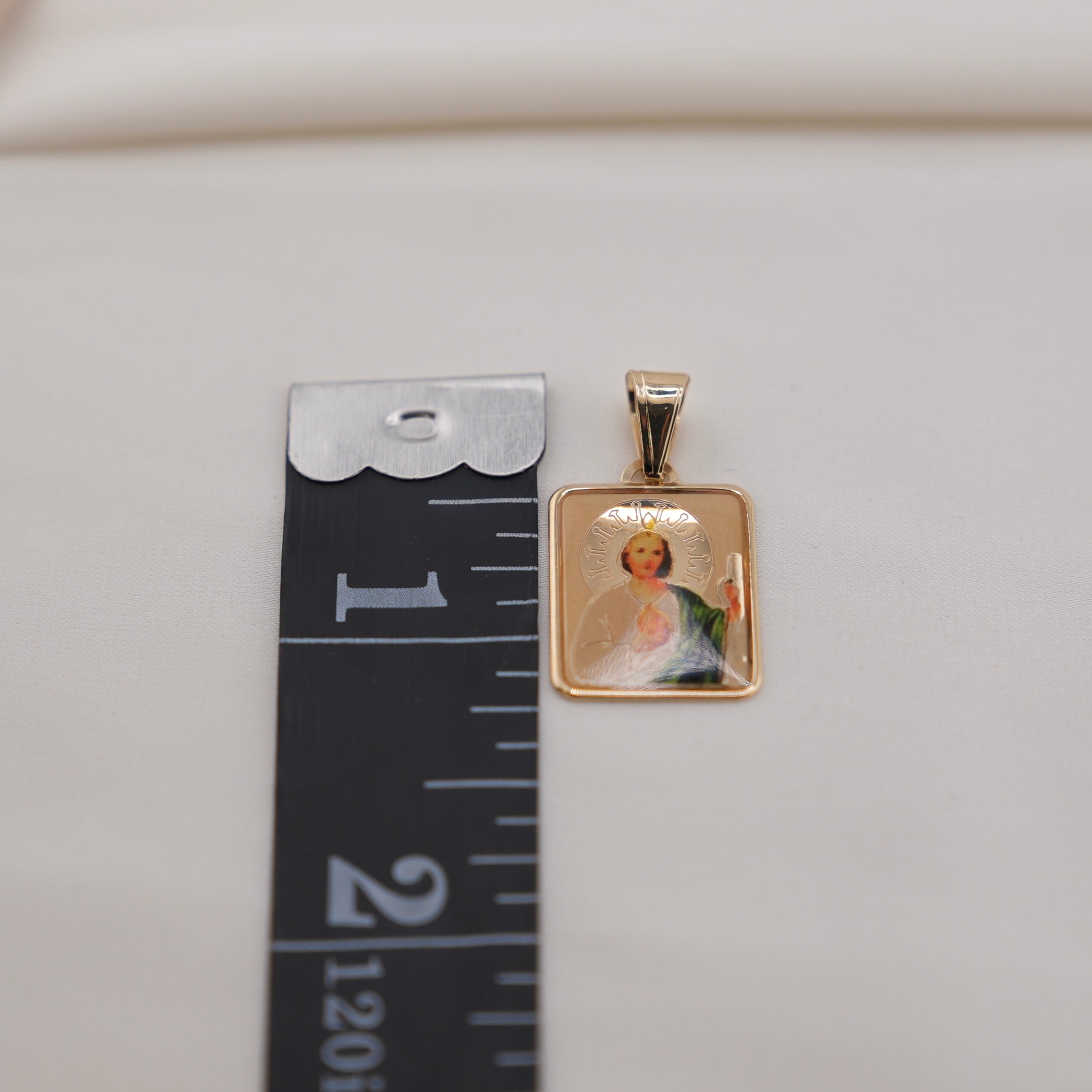 14k Gold San Judas Chain Set