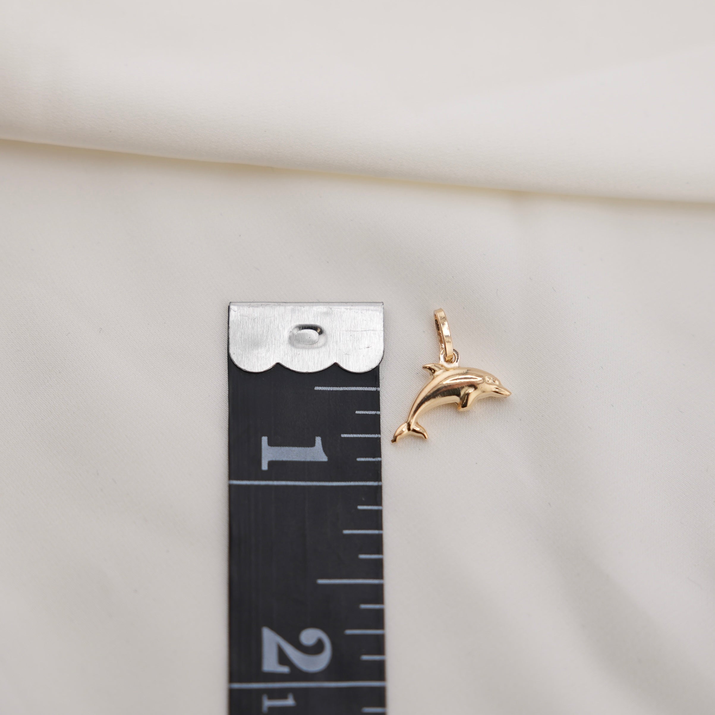 14k Gold Small Dolphin Chain Set