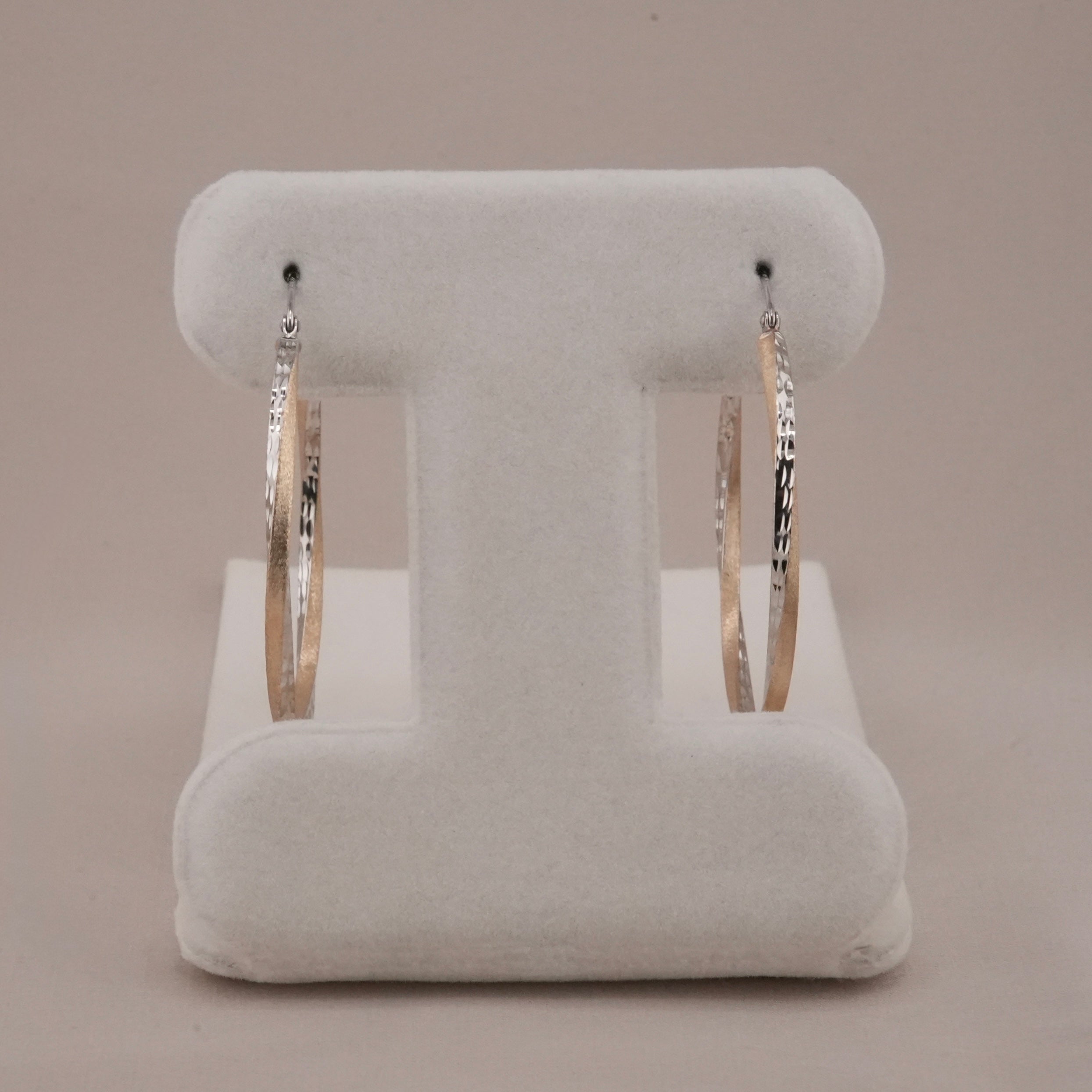 14k Gold Large Hoop Earrings