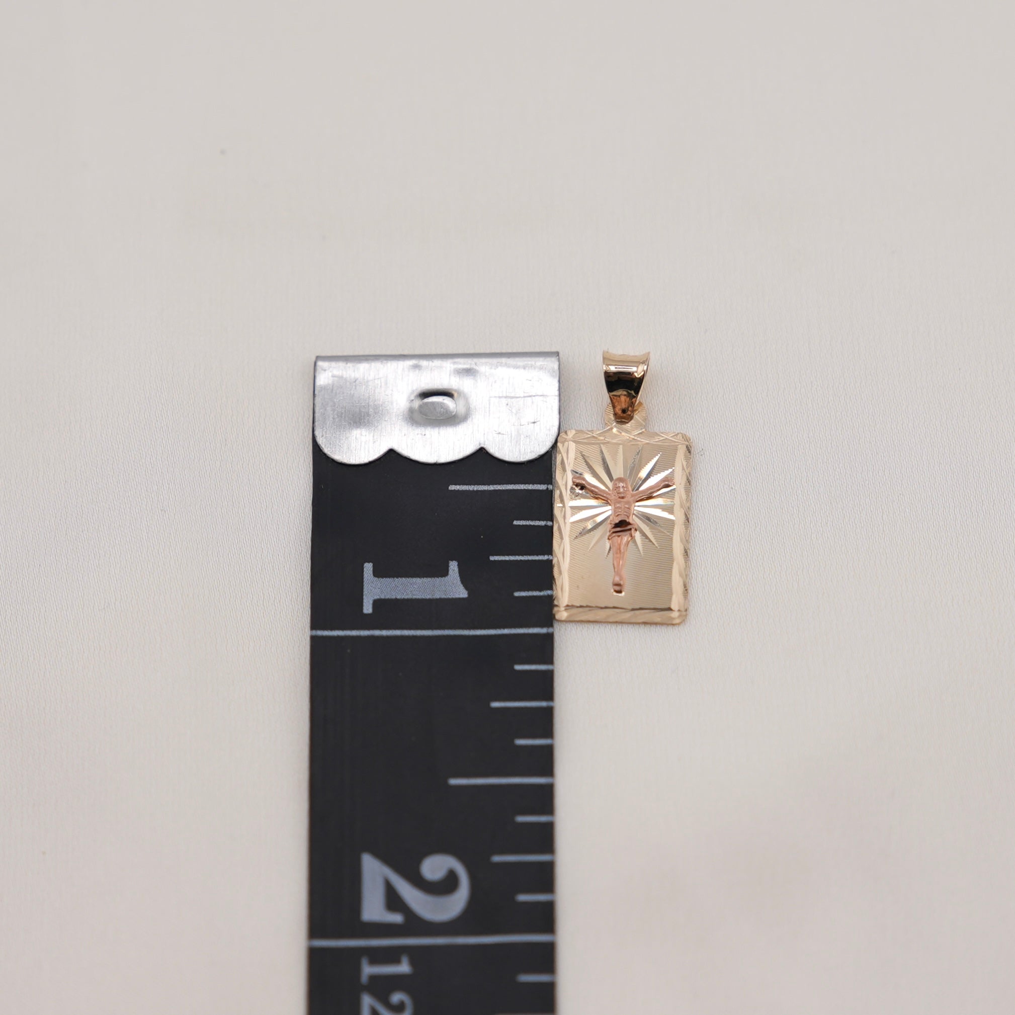 14k Gold Jesus Chain set