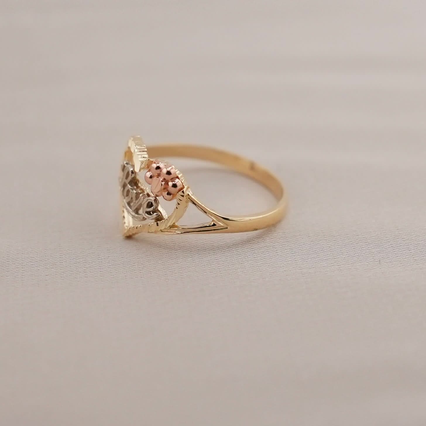 14k Gold Love Ring