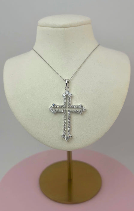 925 Silver Cross Necklace