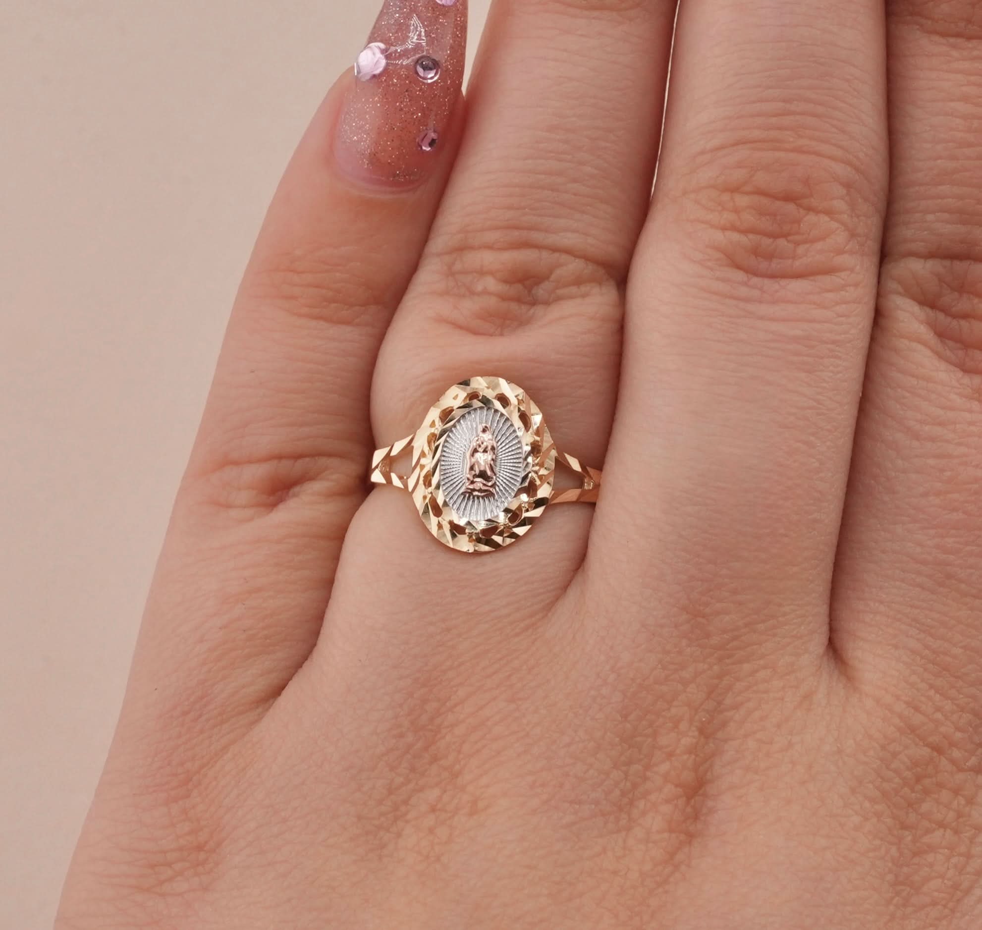 14K Gold Virgencita Women’s Ring