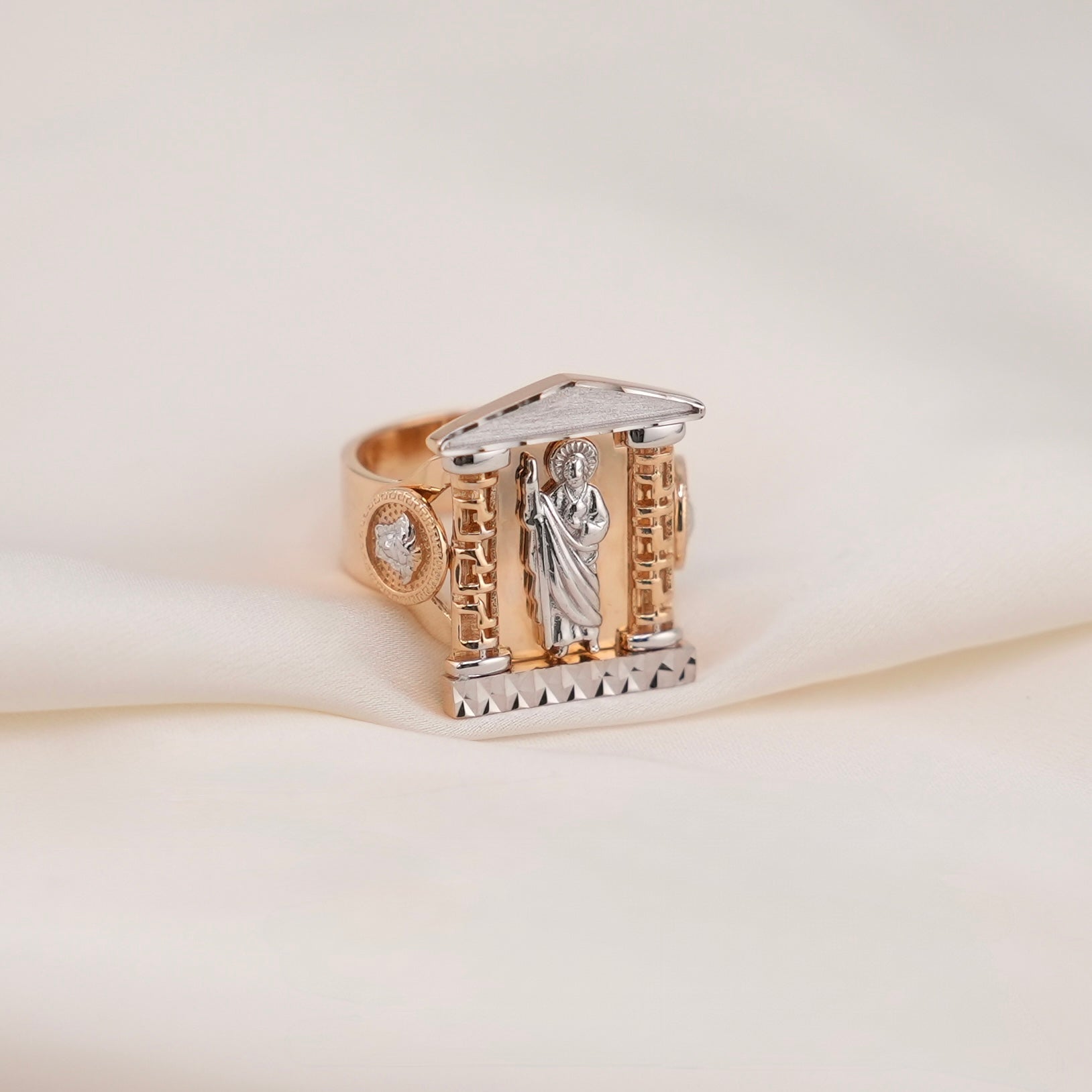14k Gold San Judas Ring