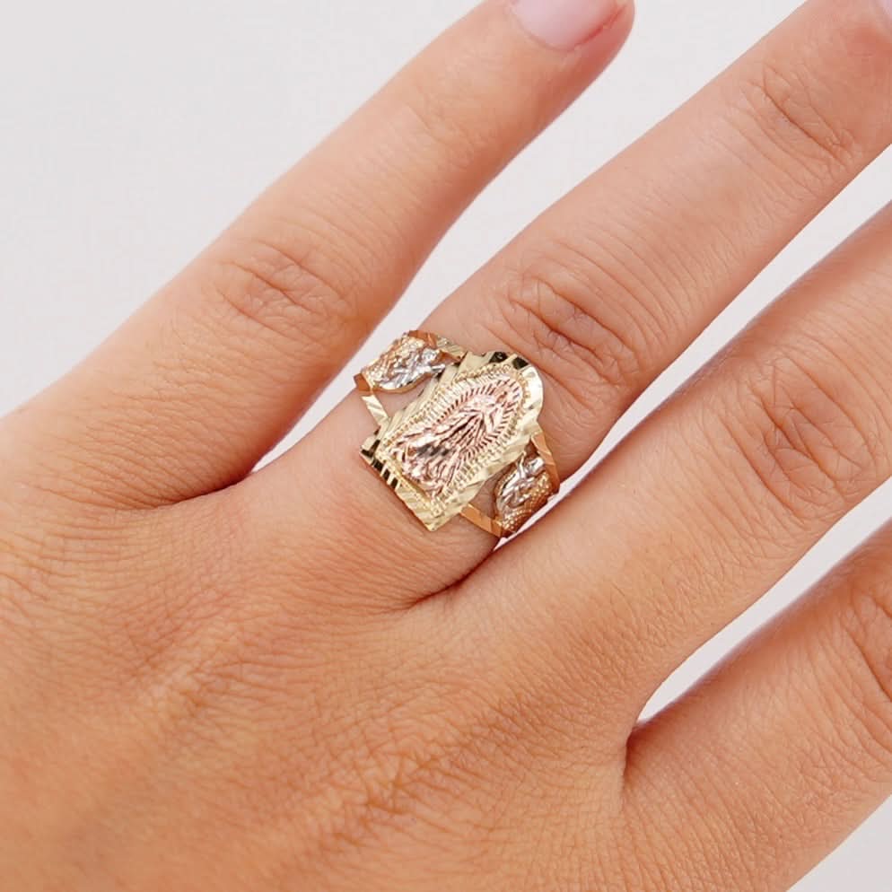 14k Gold Virgencita Ring