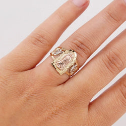 14k Gold Virgencita Ring