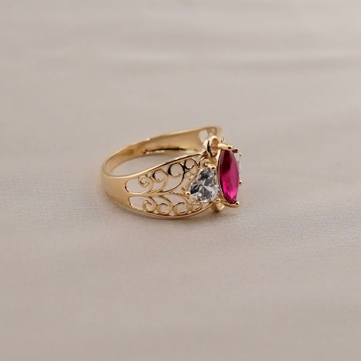 14k Gold Fancy Ring
