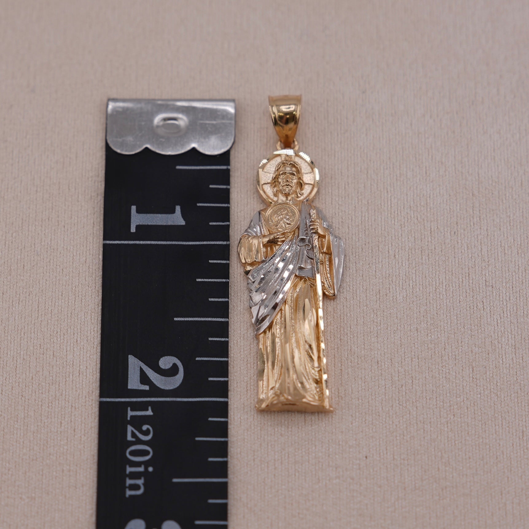 14k Gold San Judas Pendant