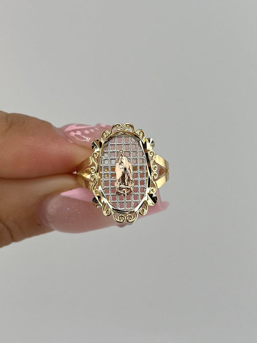 14k Gold Women’s Virgencita Ring R82-08