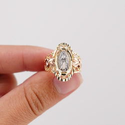 14k Gold Virgencita Ring