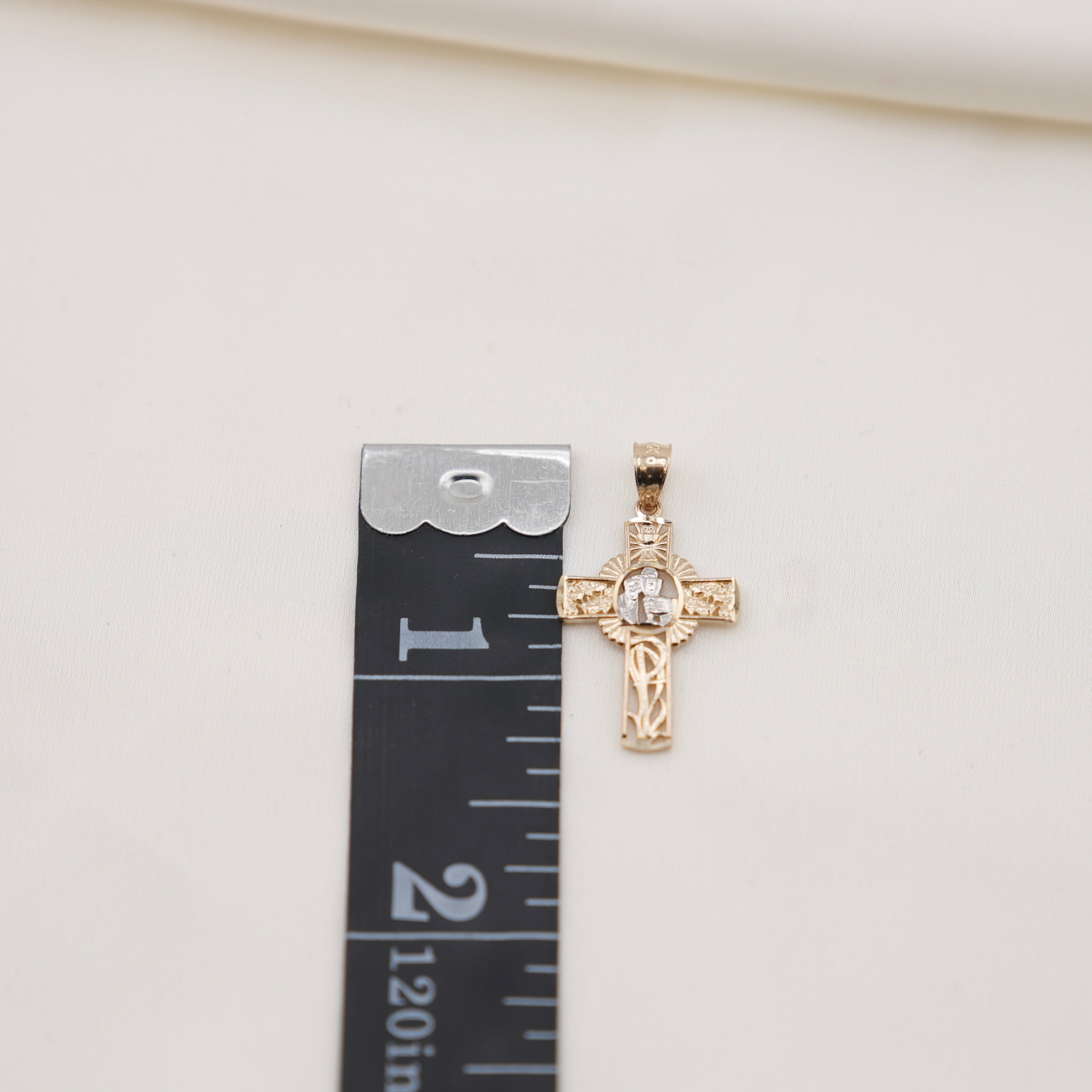 14k Gold First Communion Cross Chain Set