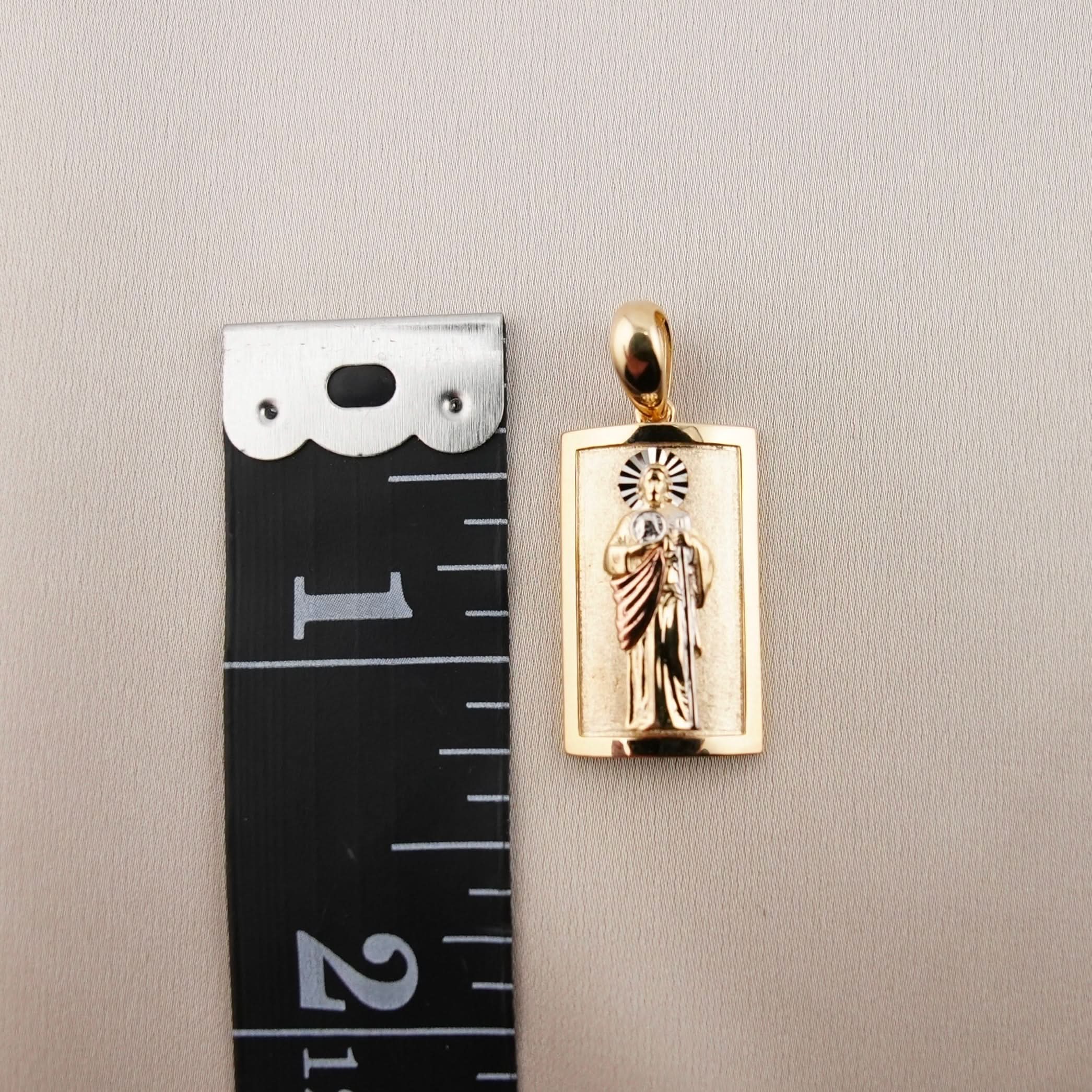 14k Gold San Judas Pendant