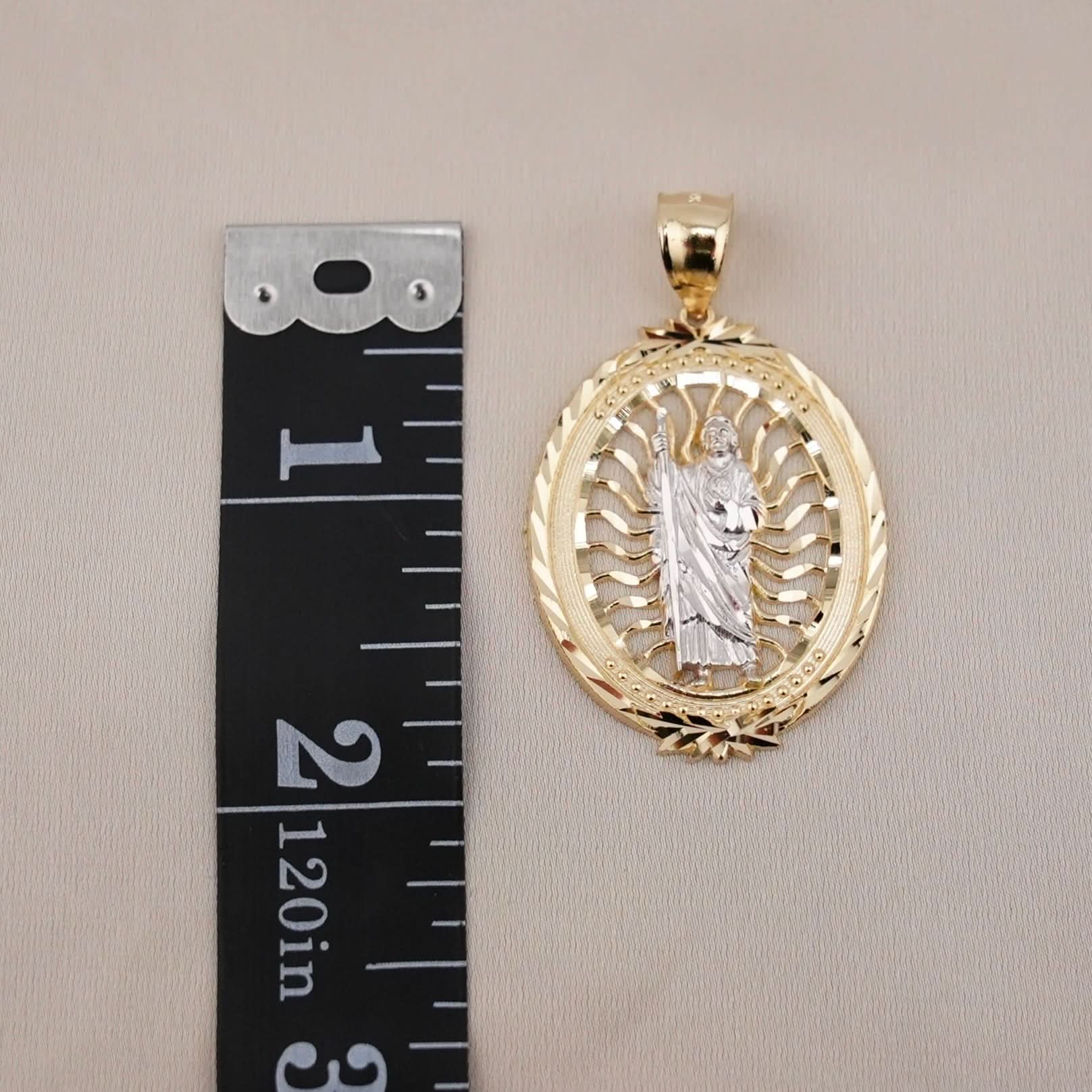 14k Gold San Judas Pendant
