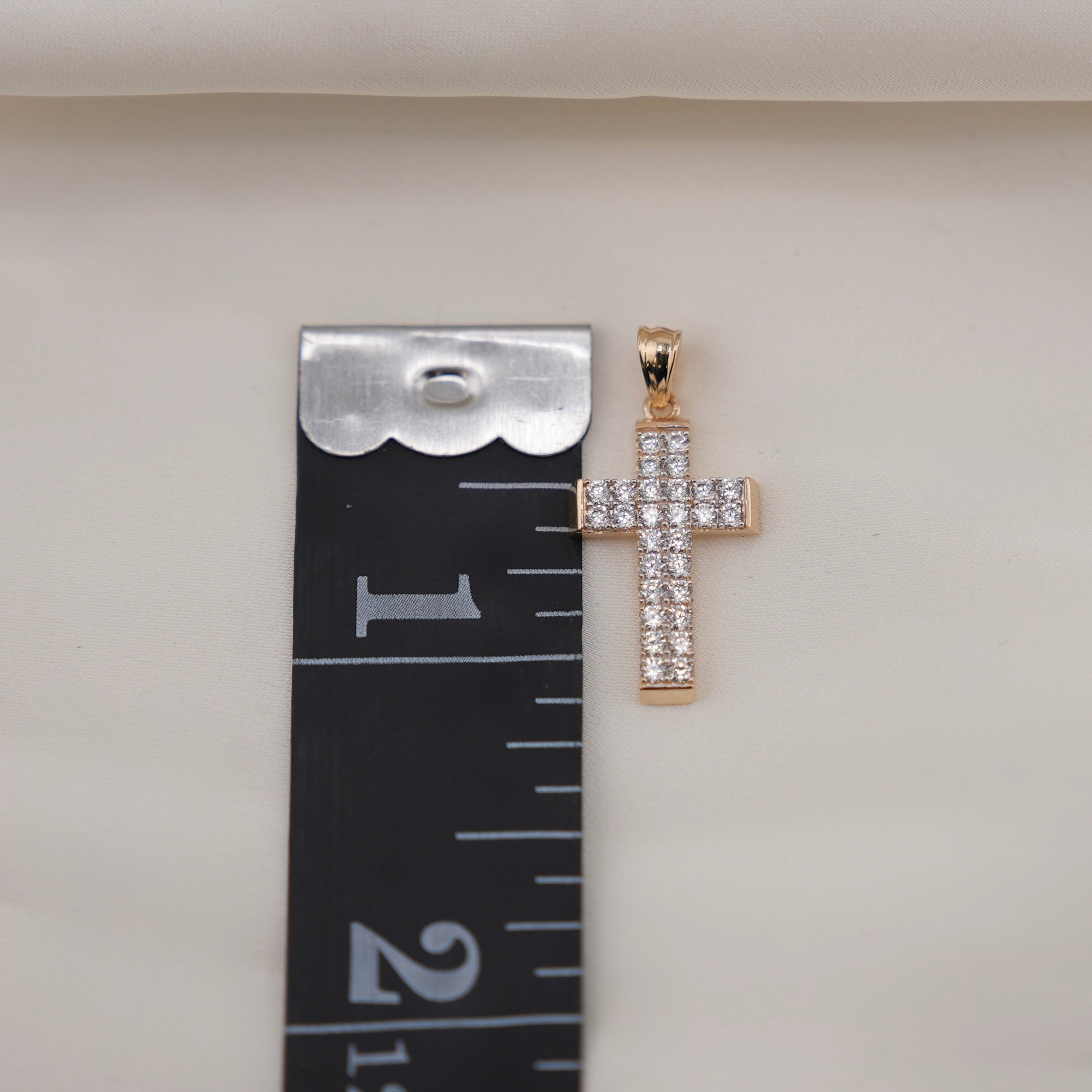 14k Gold Cross Chain Set