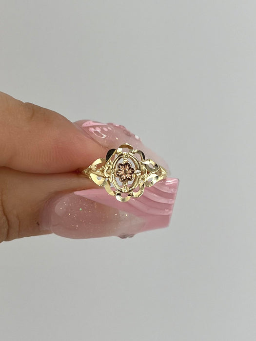 14k Gold Women’s Flower Ring