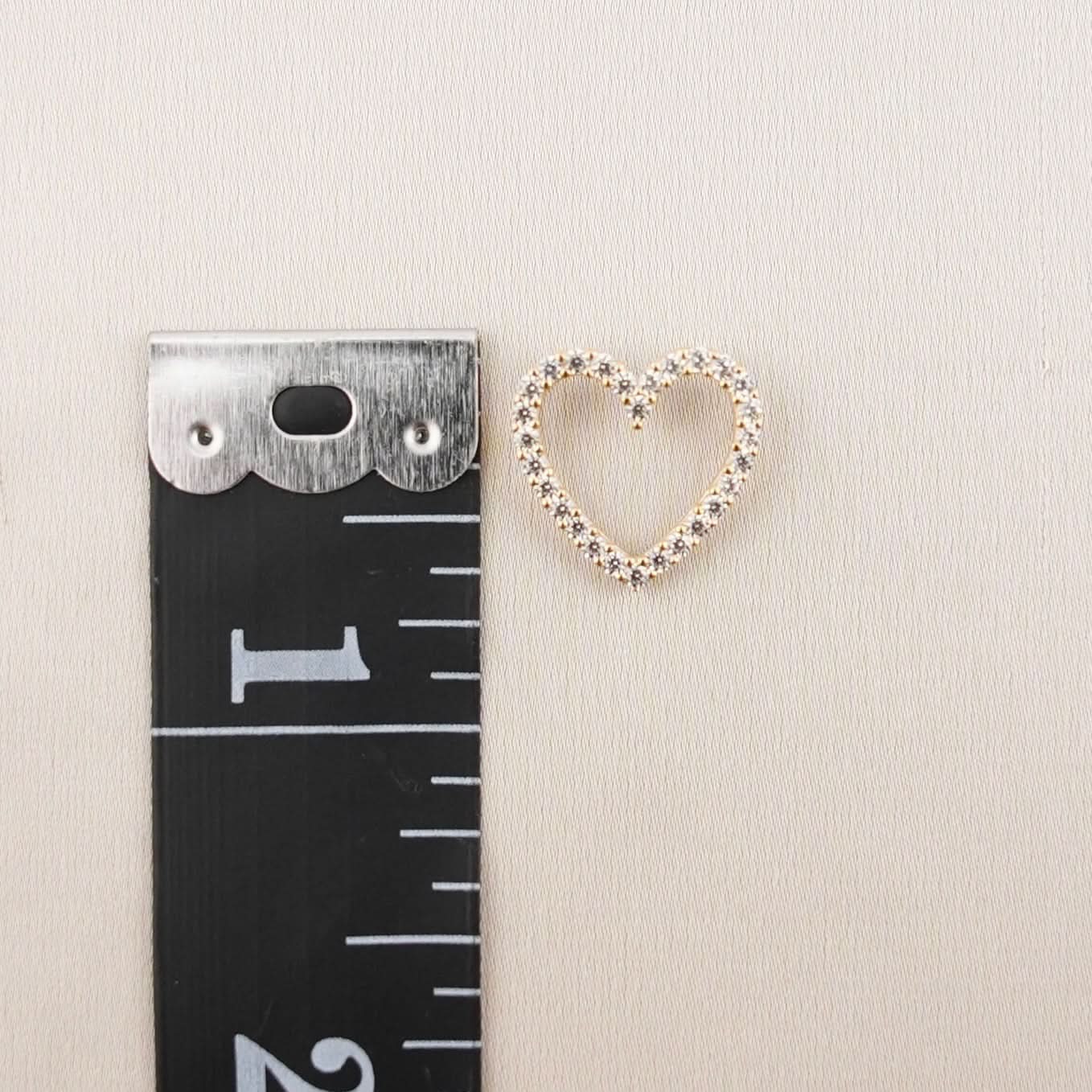 14k Gold Heart Chain Set