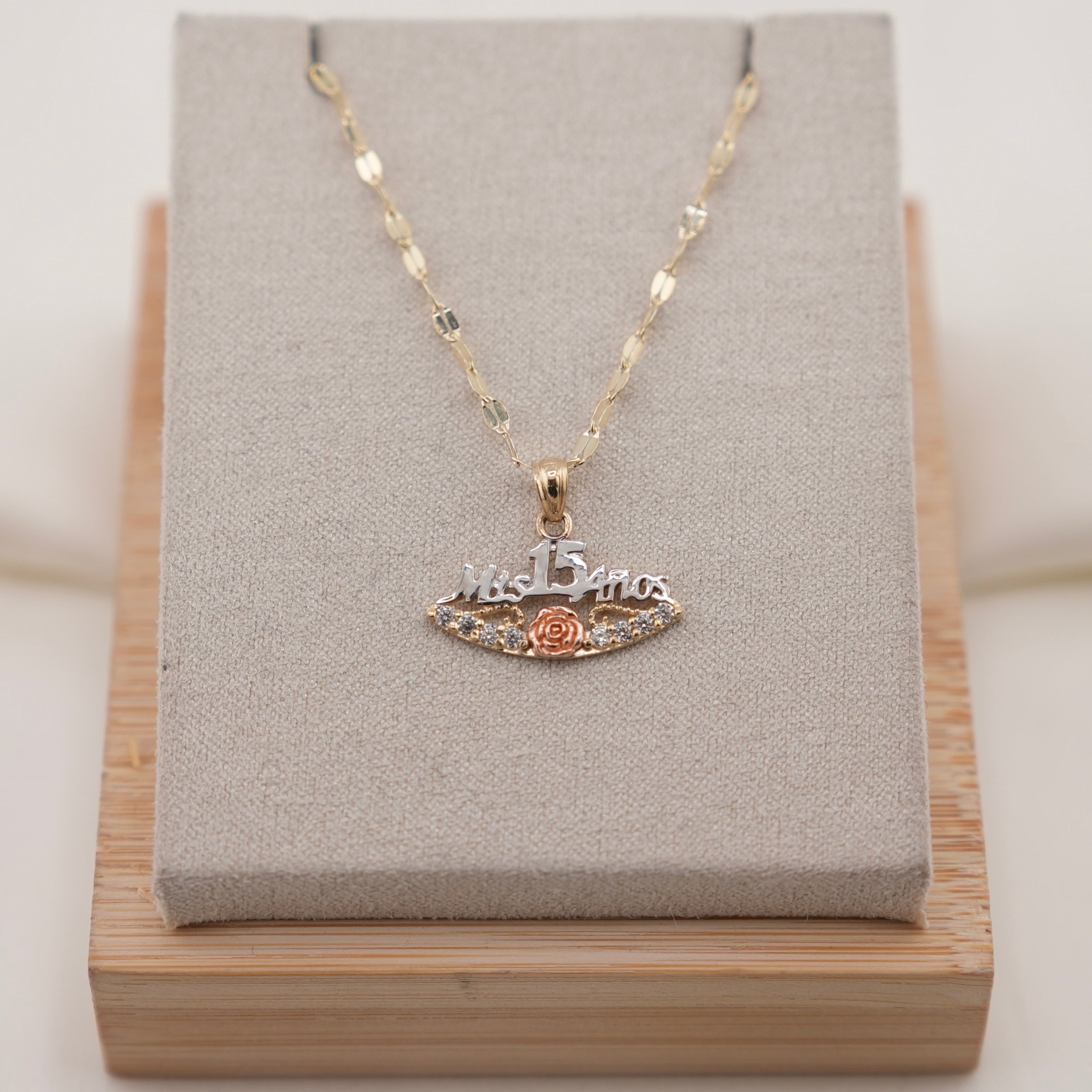 14k Gold Quinceañera Chain Set