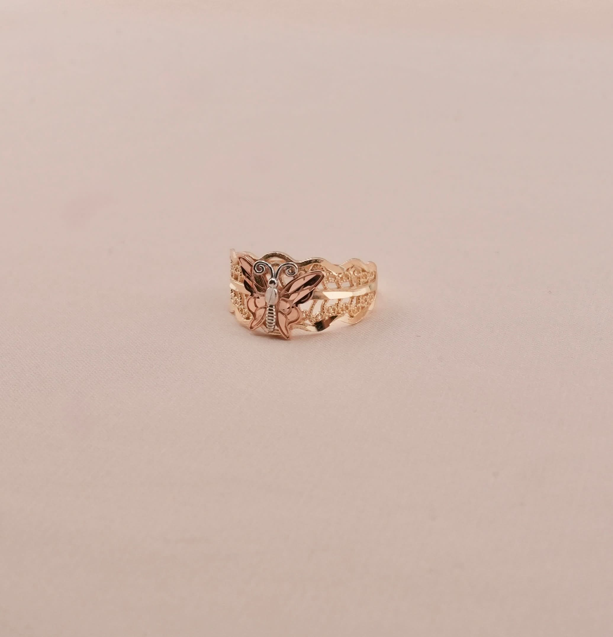 14K Gold Butterfly Women’s Ring