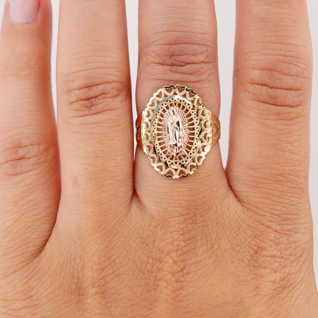 14k Gold Virgencita Ring