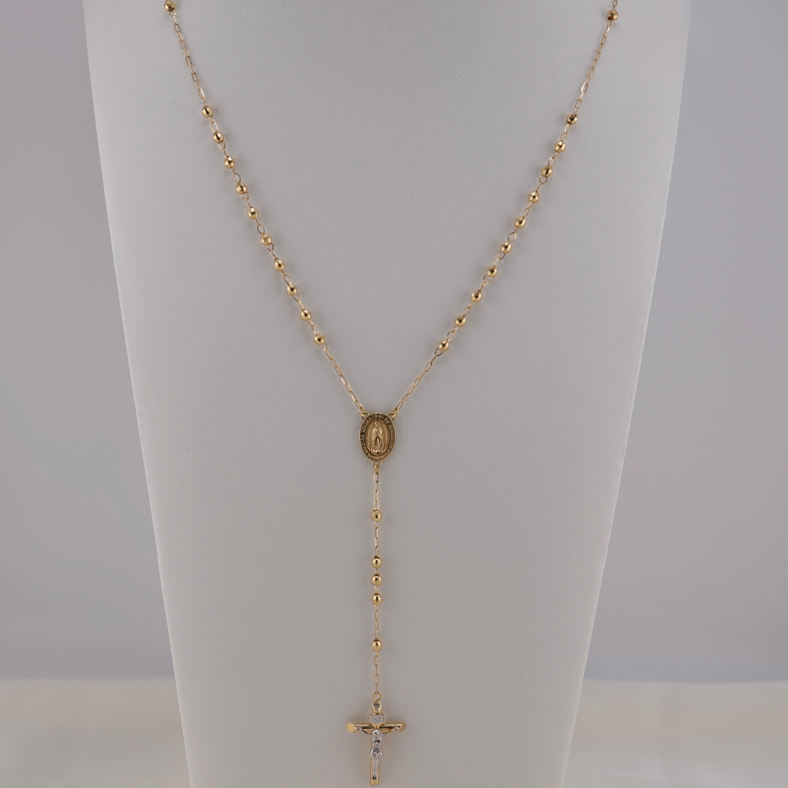14k Gold Rosary 3mm 26in