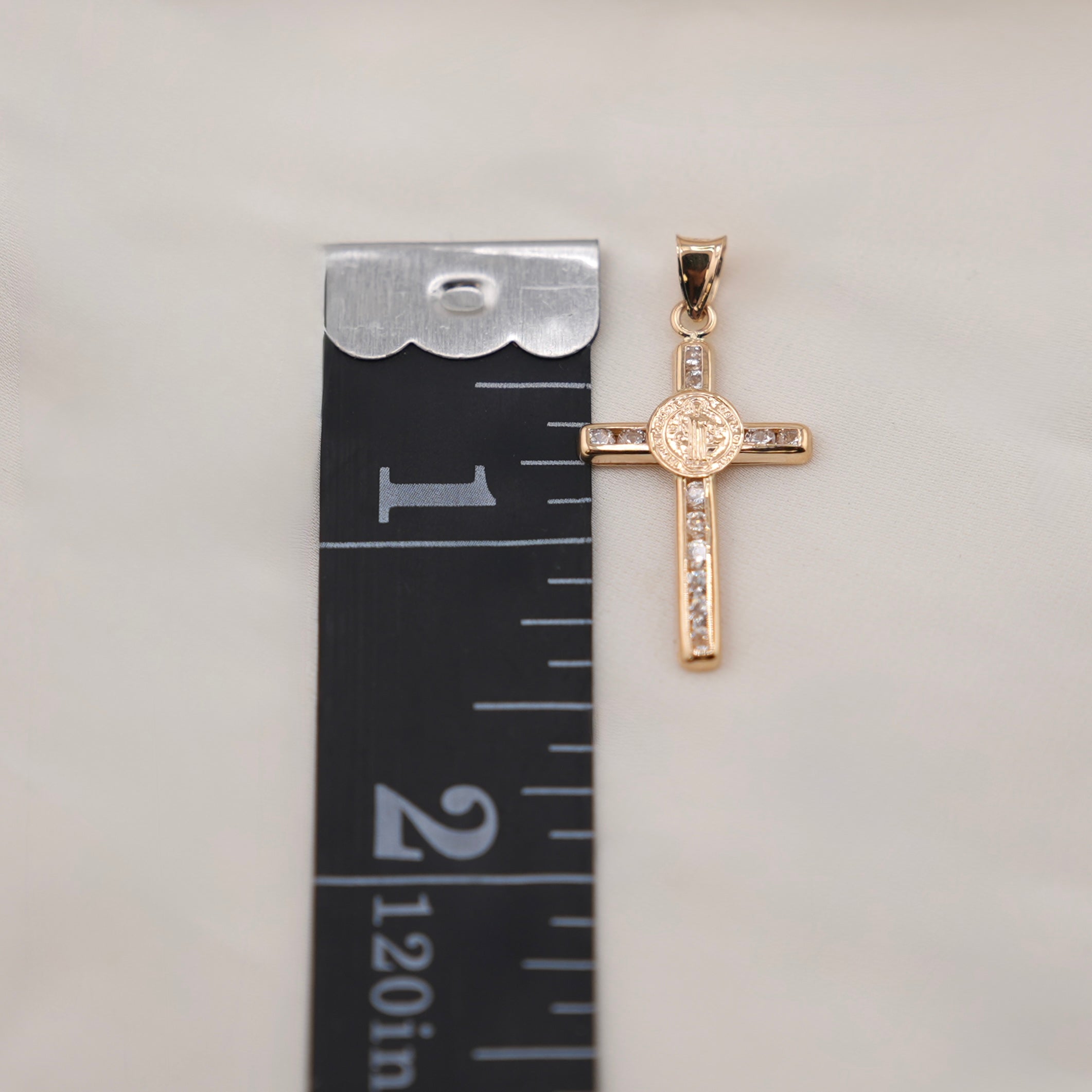14k Gold San Benito Cross Chain Set