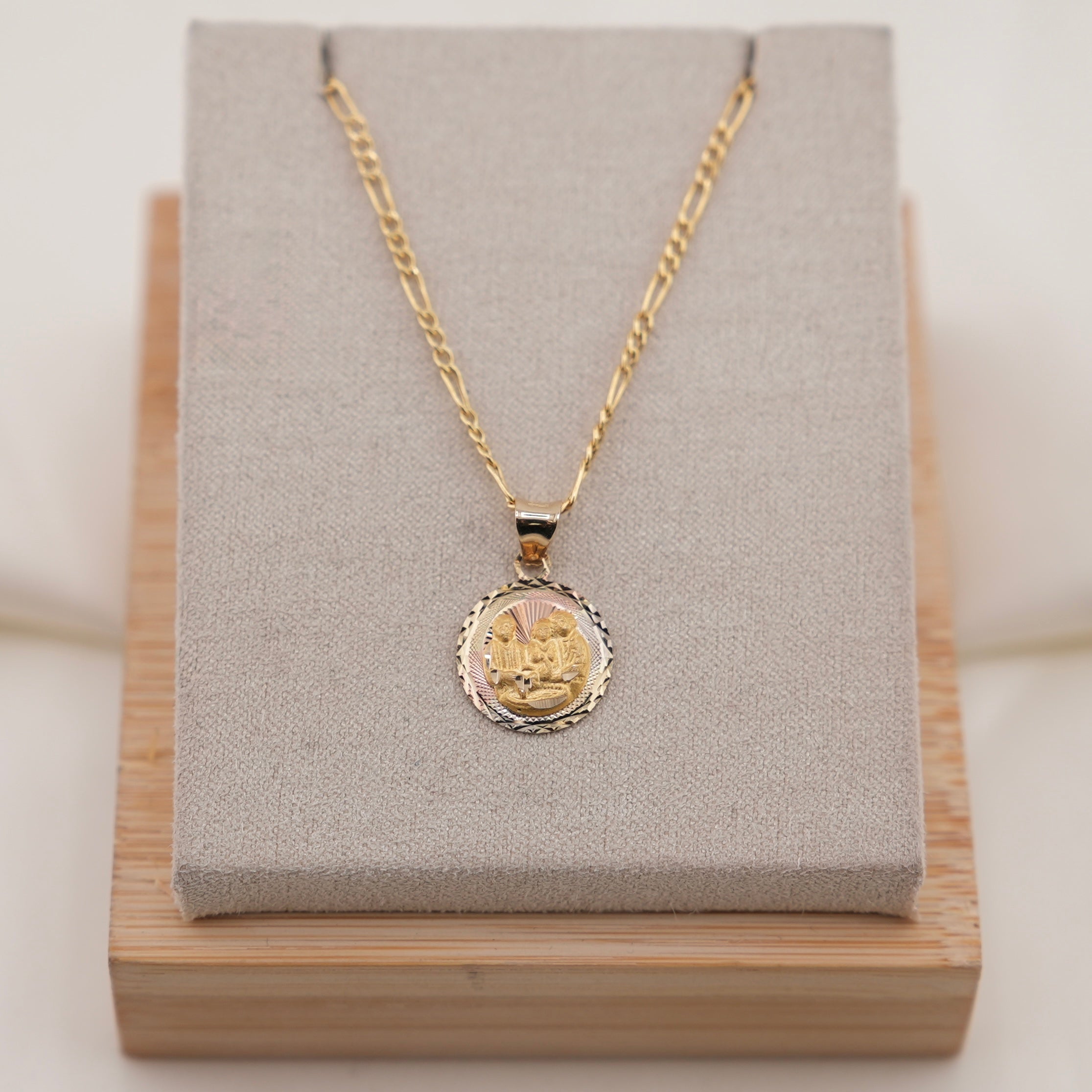 14k Gold Baptism Chain Set