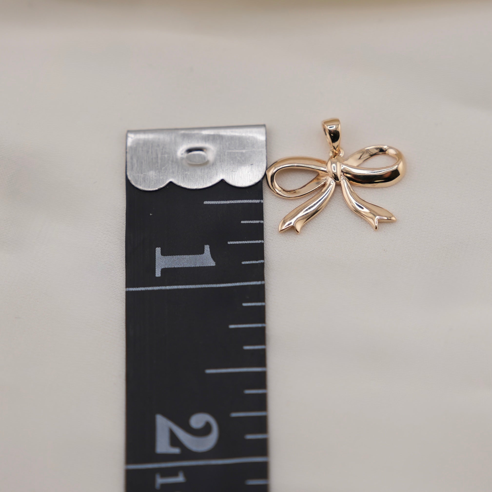 14k Gold Bow Chain Set