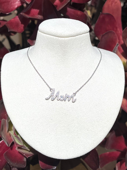 925 Silver Mom Necklace