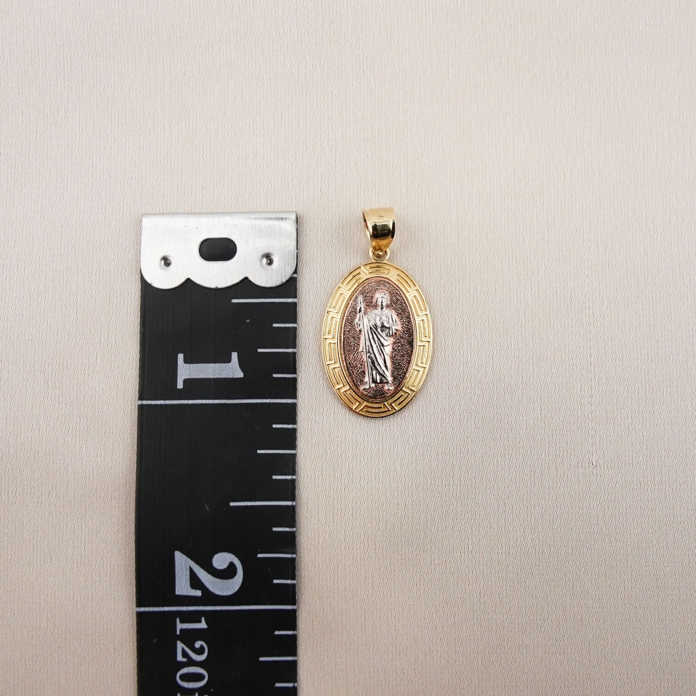 14k Gold San Judas Chain Set