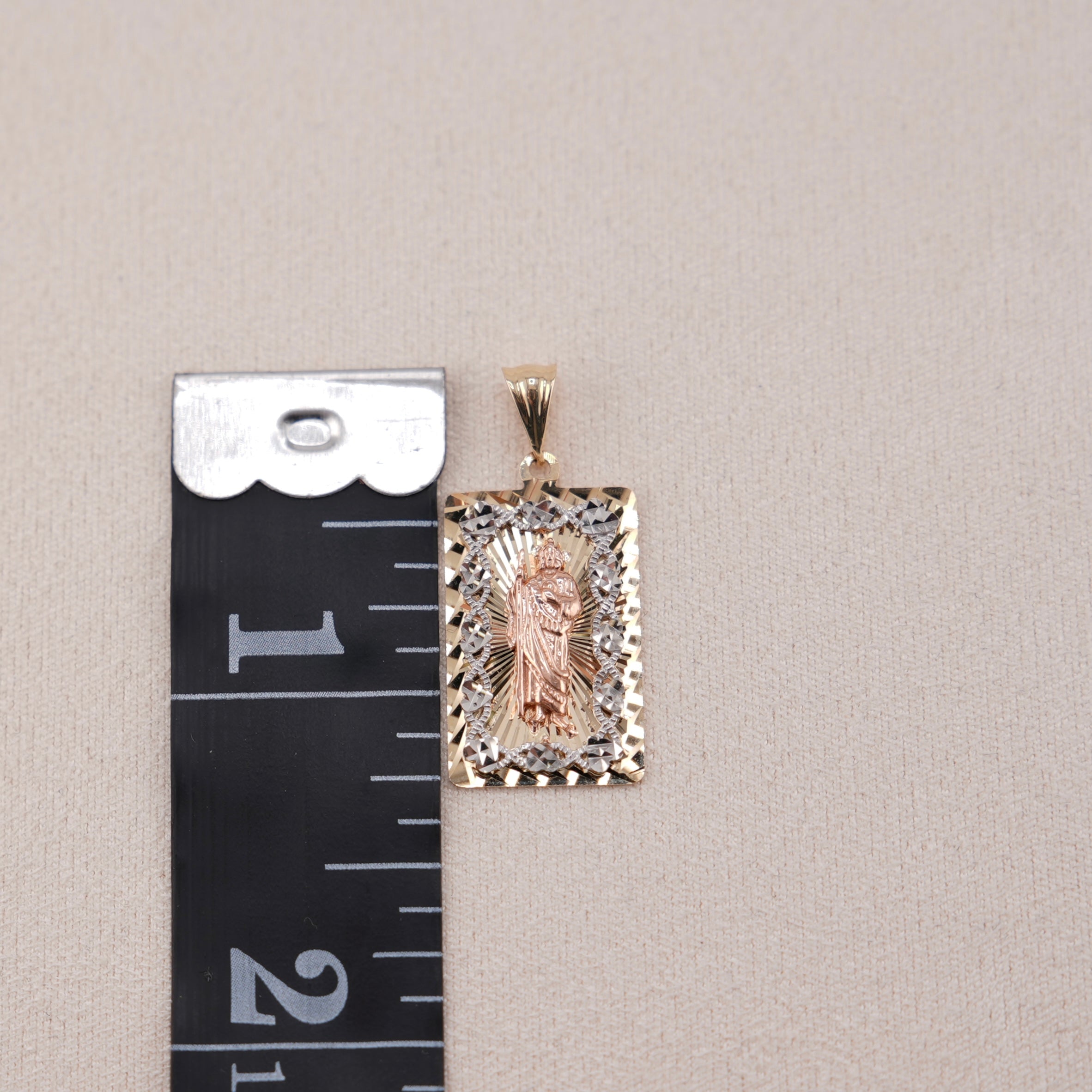 14k Gold San Judas Chain Set