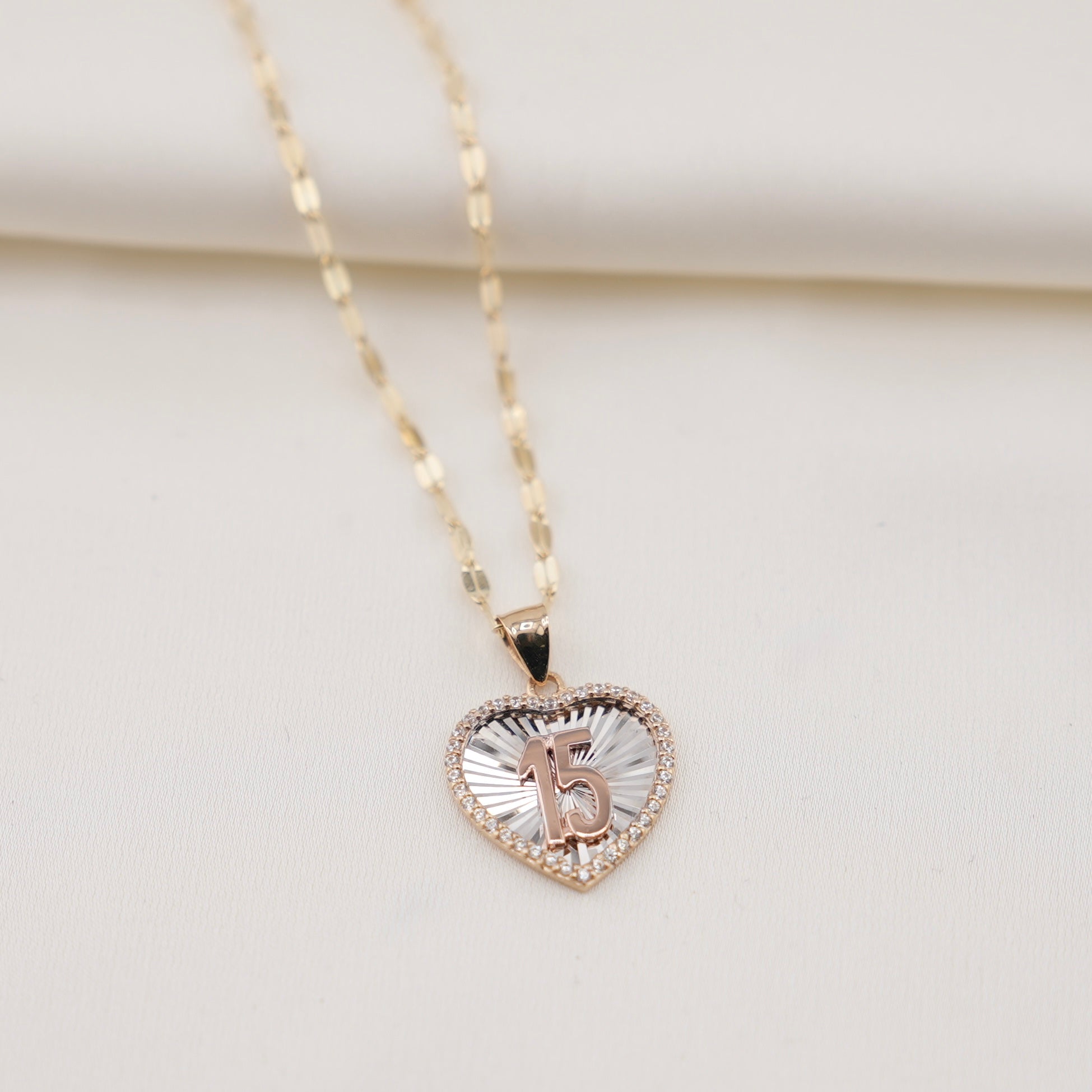 14k Gold Quinceañera Chain Set