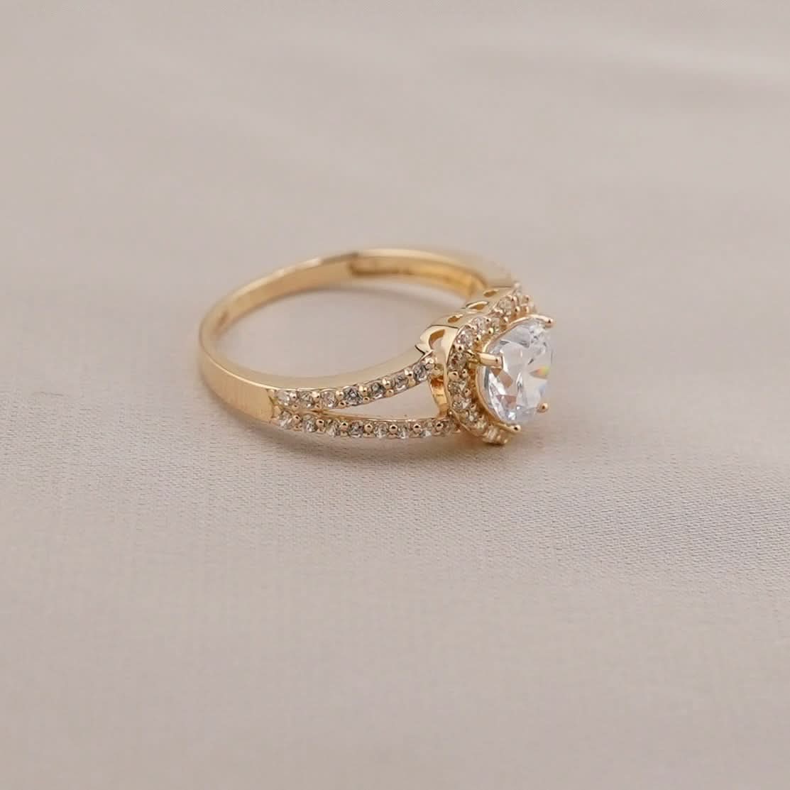 14k Gold Heart Ring