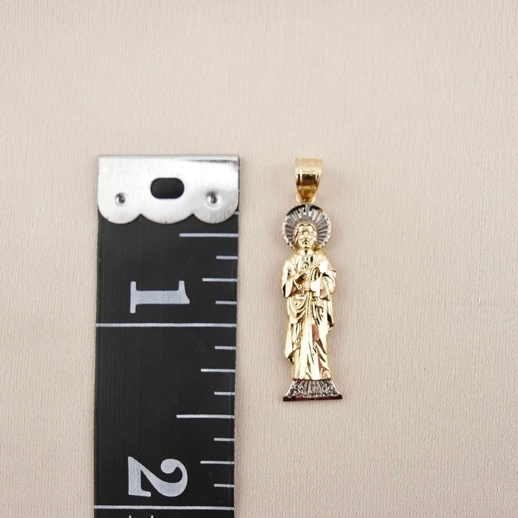 14k Gold Small San Judas Chain Set